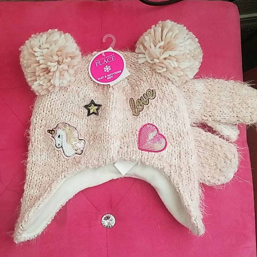 Hat & mittens set
